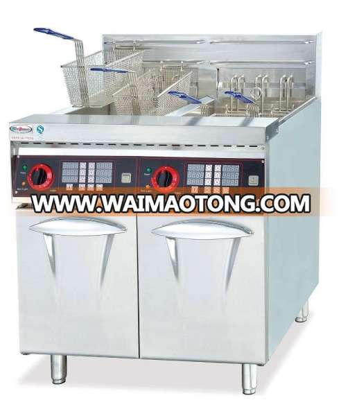 professional deep fryer/2 tank 4 basket deep fryer/industrial electric fryer DF-26-2A